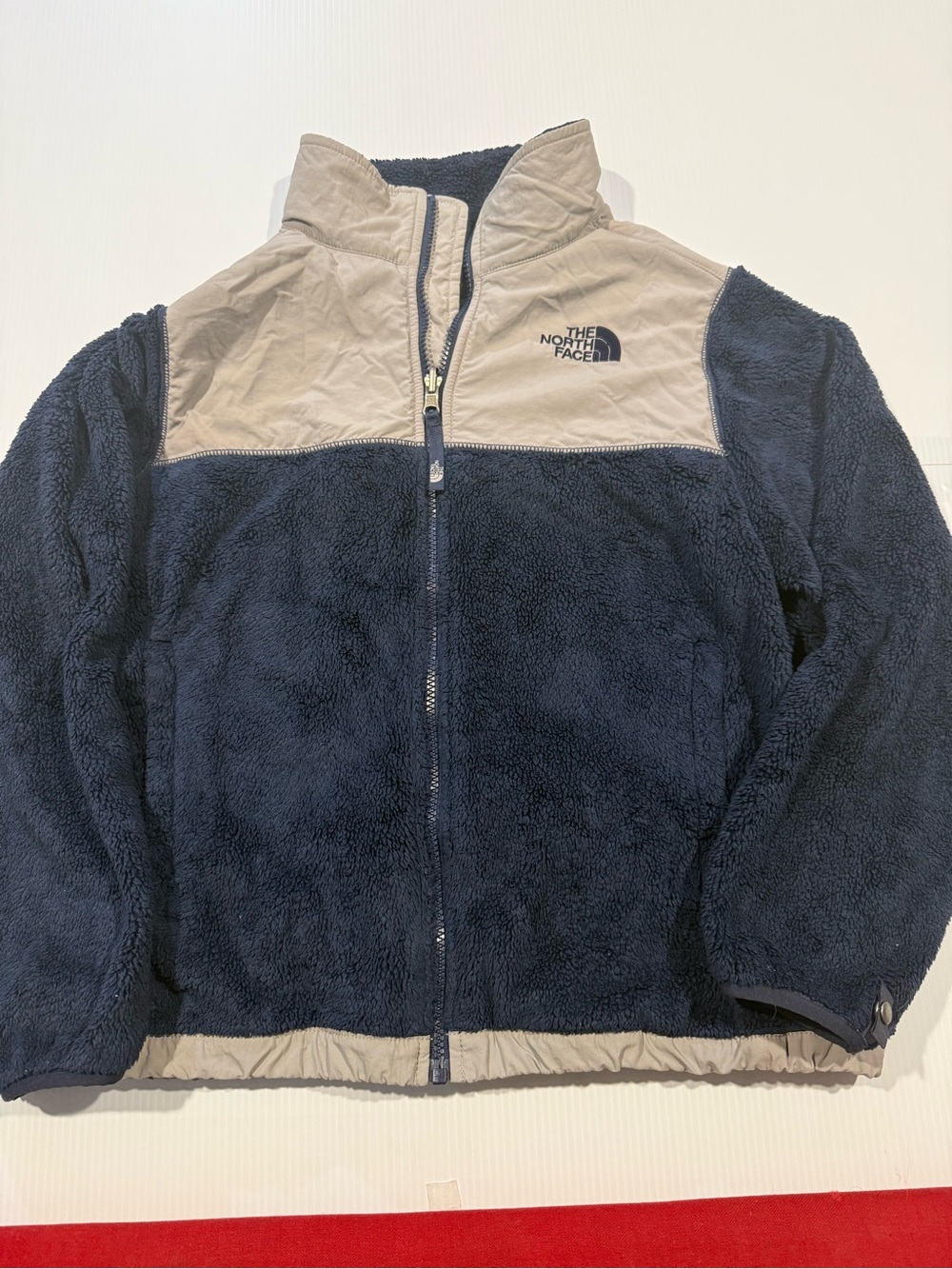 North face Navy and Tan Kids' Girls Jacket